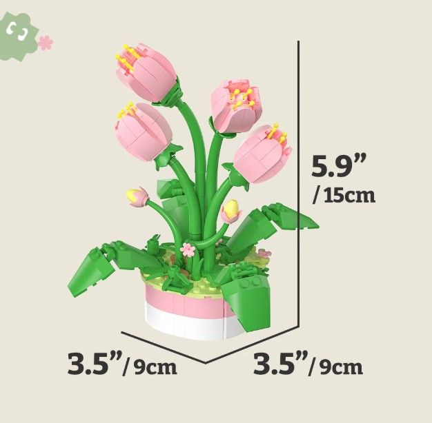 Tulip - Mini Bricks Potted Flower
