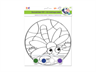 Krafty Kids Kit: 3D DIY Large Suncatcher w/4 Paints&Applctr Nature Fun