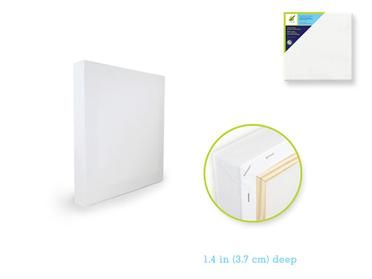 10"x10" (3.7cmD) Primed Back-Stapled