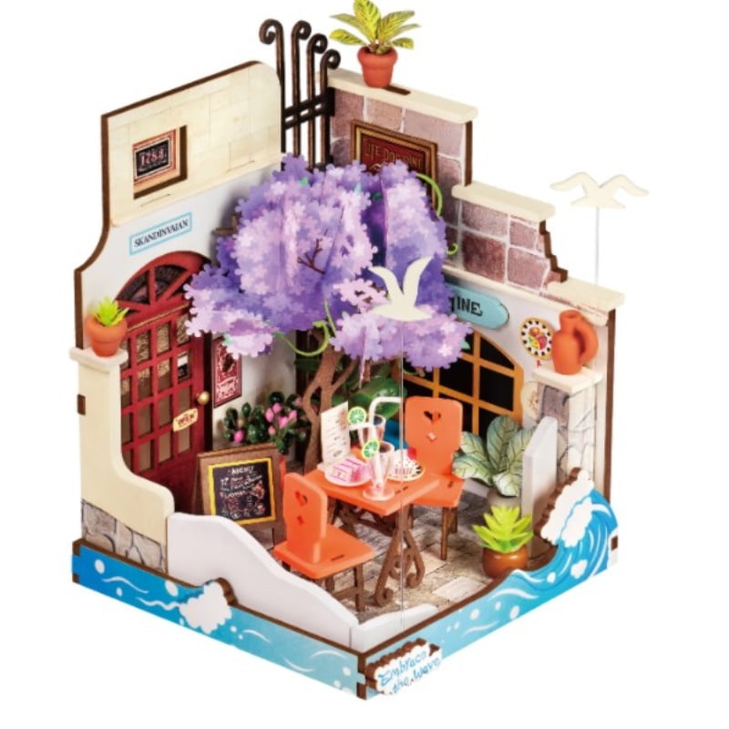 Sea Holiday Restaurant DS039 DIY Dollhouse Miniatures Kit