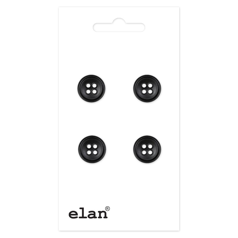 ELAN 4 Hole Button - 10mm (3/8) - 4 count