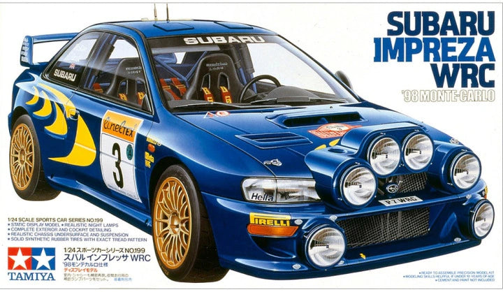 Tamiya Subaru Impreza WRC ’98 Monte Carlo 1/24 Scale 24199