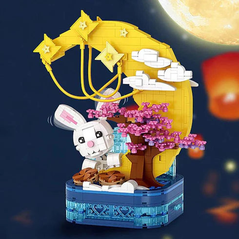 Mid-Autumn Festival Moon Rabbit Pen Holder