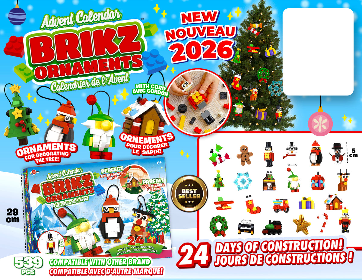 ADVENT CALENDAR BRIKZ ORNAMENTS