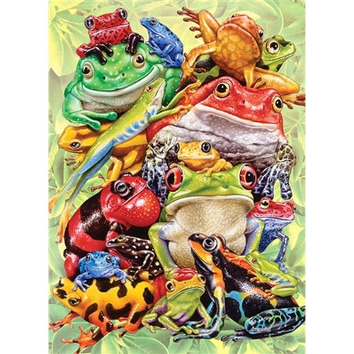Cobble Hill Frog Pile 500 pc Puzzle