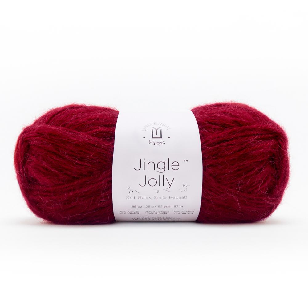 UNIVERSAL Jingle Jolly #1787 Yarn - 25g - Medium 4 – 87m (95yds) - Sleigh
