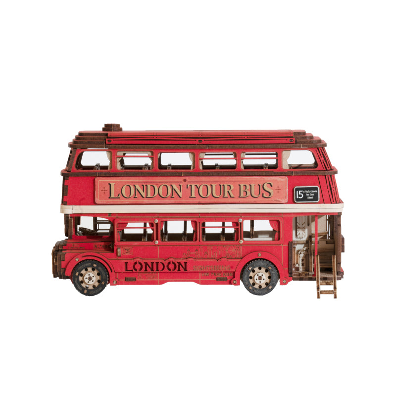 London Tour Bus TGM02 Rolife 3D Wooden Puzzle