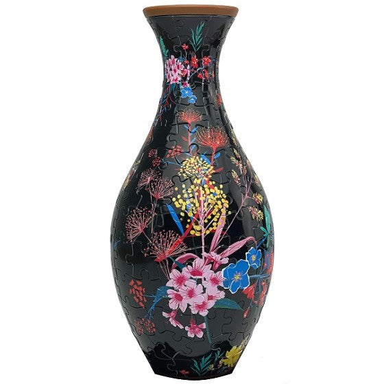 Elegant Floral Print Puzzle Vase S1031