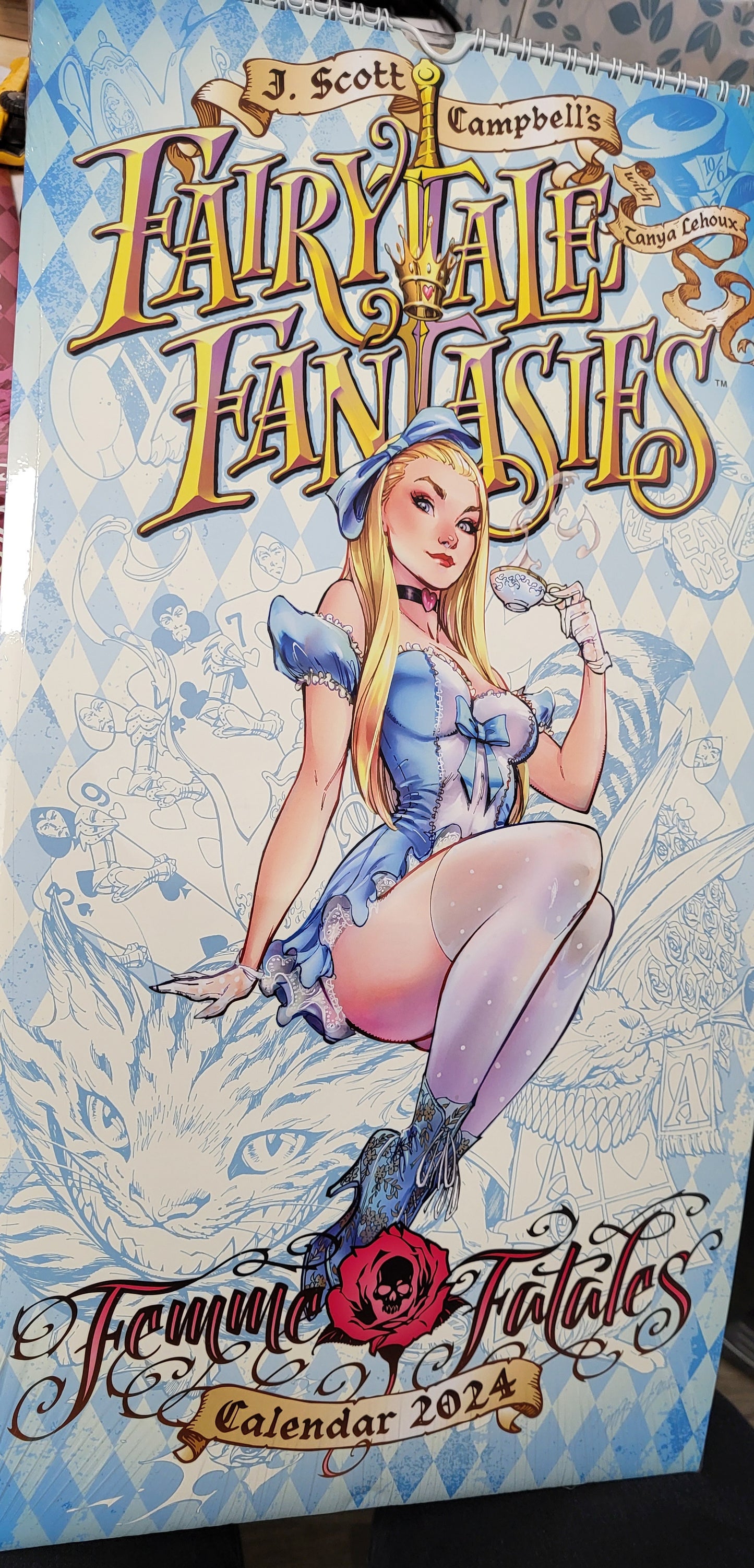 J. SCOTT CAMPBELL’S FAIRYTALE FANTASIES 2024 CALENDAR COLLECTOR'S