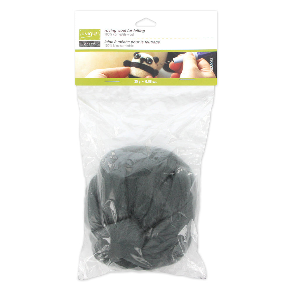UNIQUE CRAFT Roving Wool - 25g