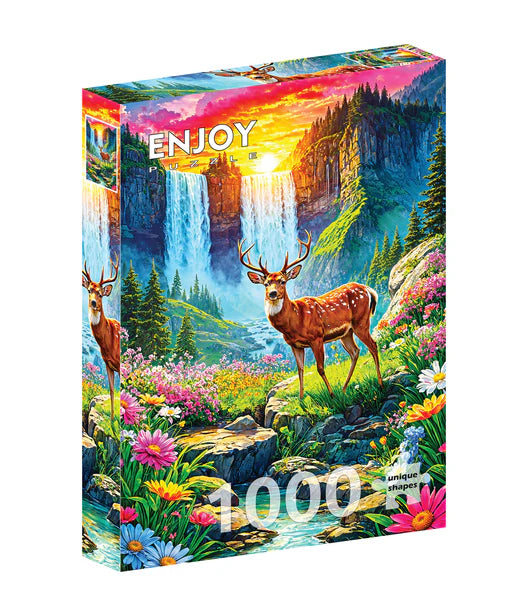 Deer Paradise | 1000 Piece | AI Assistance