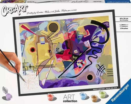 CreArt Paint by Numbers - Kandinsky: Yellow-Red-Blue