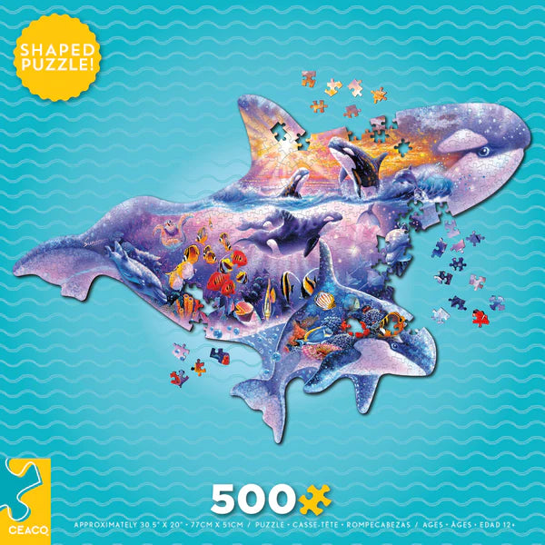 PUZZLE SHAPES - ORCA - 500 PIECE PUZZLE