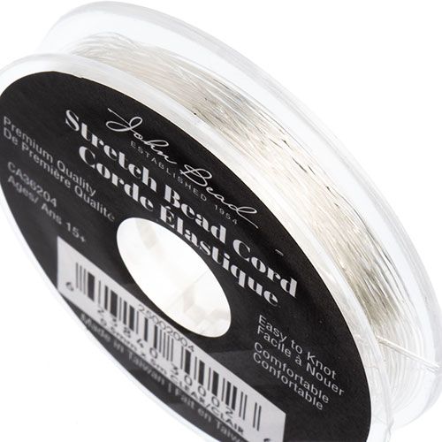 Elastic Stretch Bead Cord-Clear 0.5mm