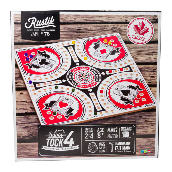 Rustik Super Tock 4 Player 20" Board