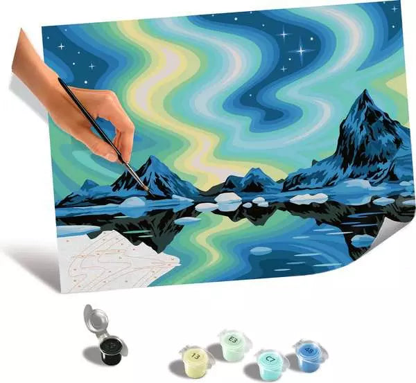 CreArt Paint by Numbers - Northern Lights