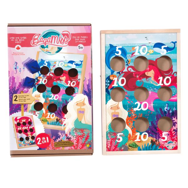 Rustik Bagamiss 2-in-1 Mermaid Sandbag Game