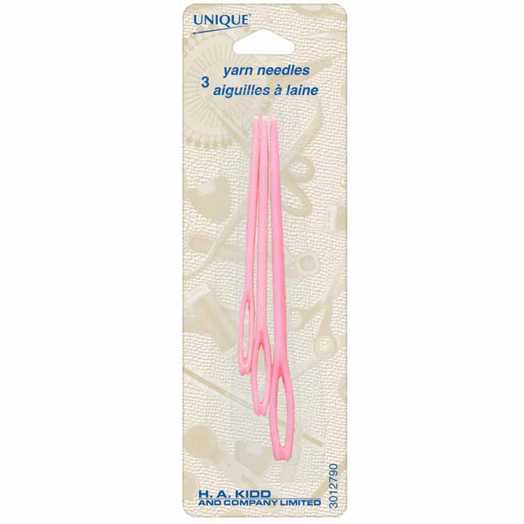 Plastic Needles For Yarn - 3pc