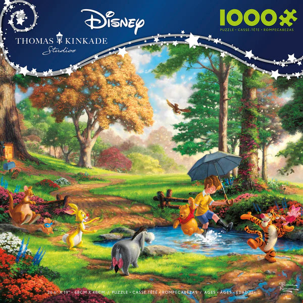 THOMAS KINKADE DISNEY - WINNIE THE POOH - 1000 PIECE PUZZLE