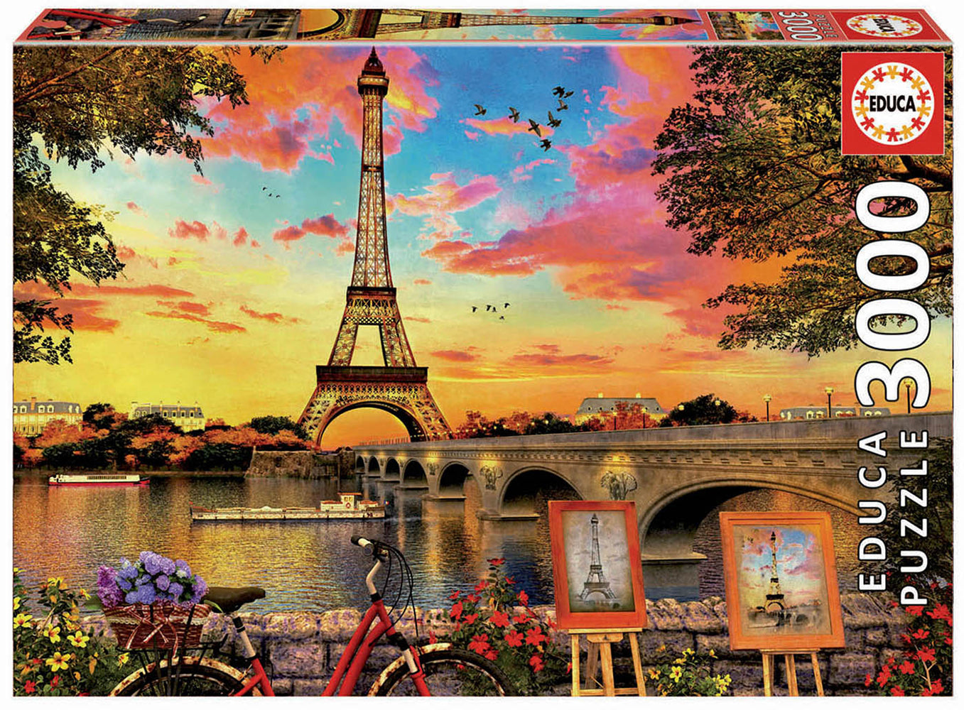 3000 pieces puzzle - Sunset in Paris