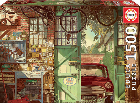 1500 pieces puzzle - Old Garage, Arly Jones
