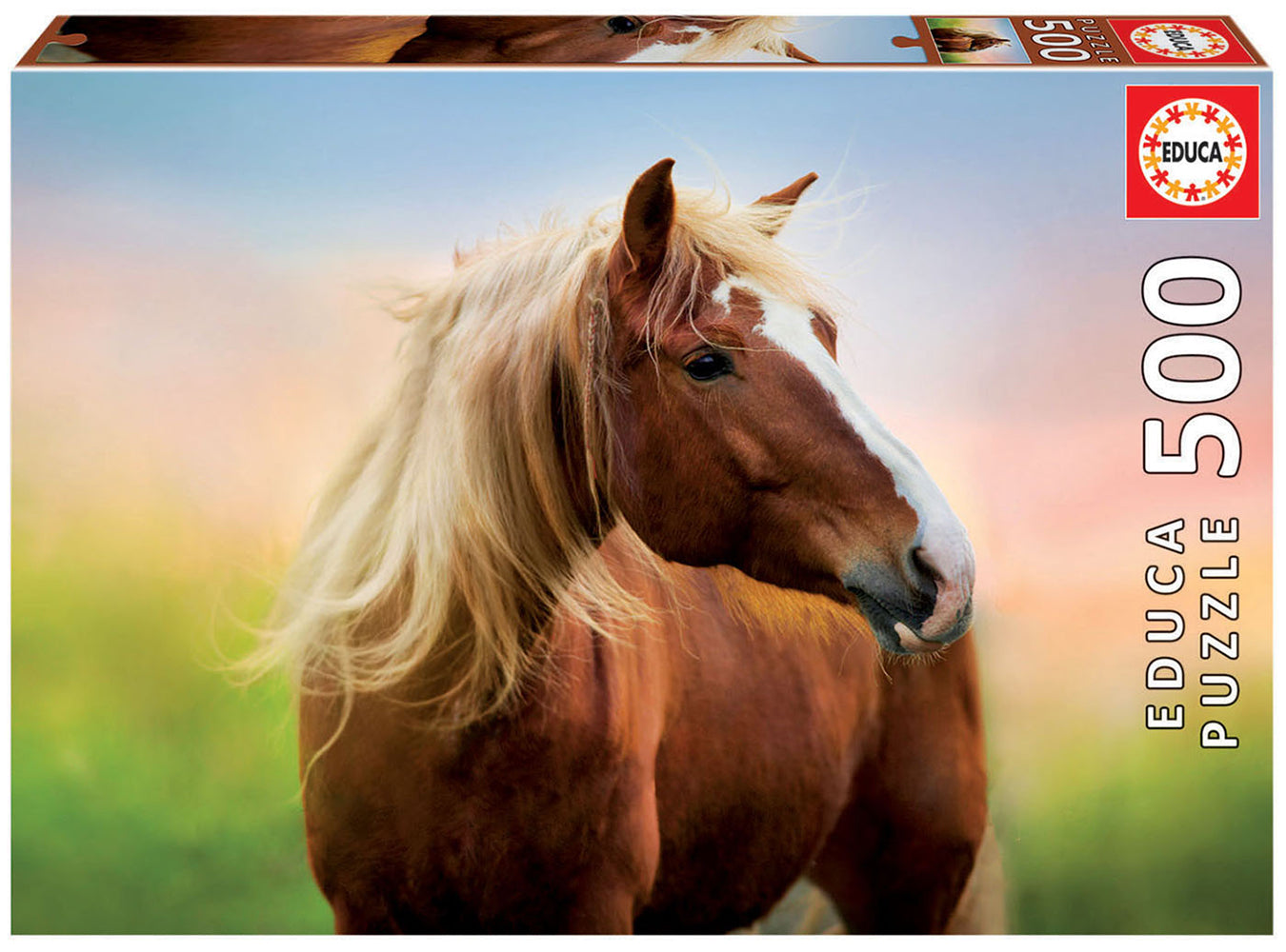 500 pieces puzzle - Horse at sunrise