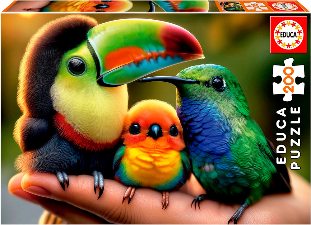 200 pieces puzzle - Baby Birds