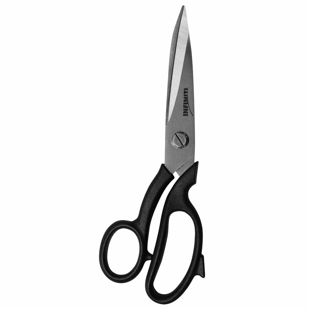 INFINITI Micro Serrated Edge Scissors - Left - Black - 8″ (20.3cm)