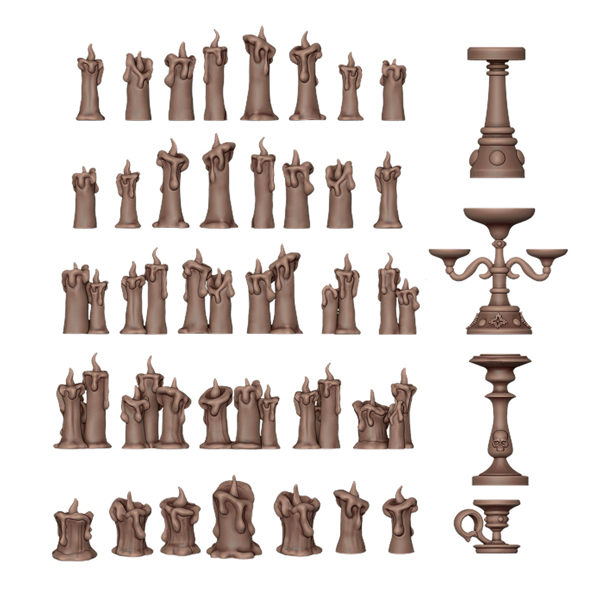 AK Interactive Candles - Basing Bits (73 Pieces)