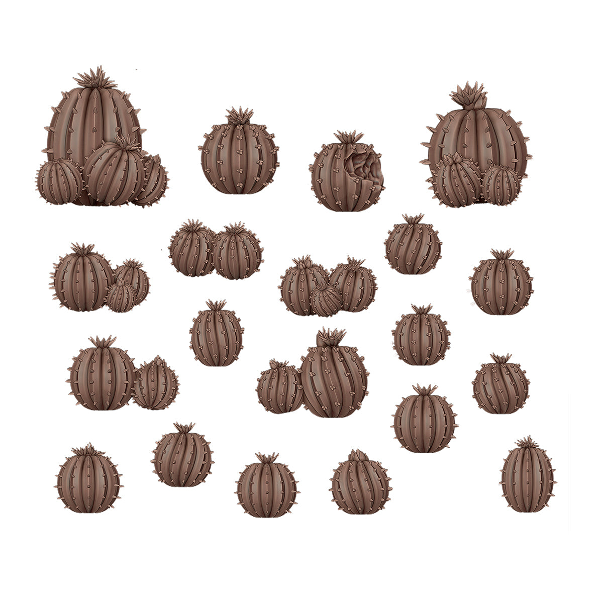 AK Interactive Cactus Barrel - Basing Bits (20 Pieces)
