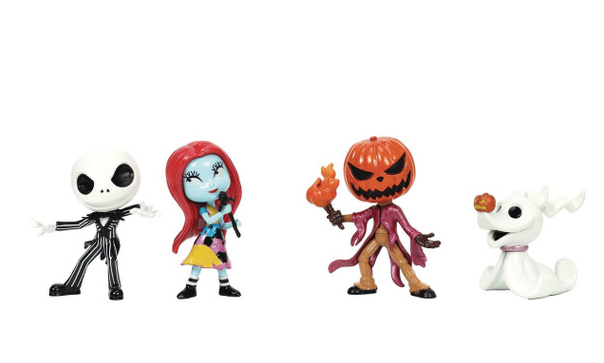 Disney Nightmare Before Christmas 4-Pack 2.5” Die-cast Figures