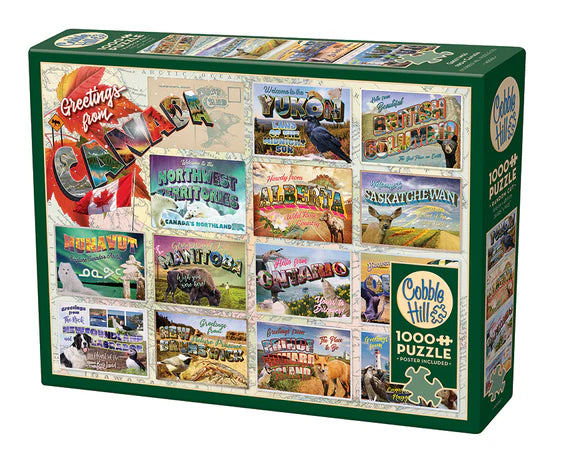 1000pc Puzzle Cobble Hill Greetings from Canada