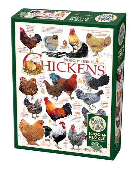 Cobble Hill 1000pc Puzzle - Chicken Quotes
