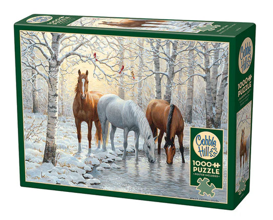 1000pc Puzzle Cobble Hill  Winter Trio