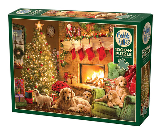 1000pc Puzzle Cobble Hill  Cozy Fireplace
