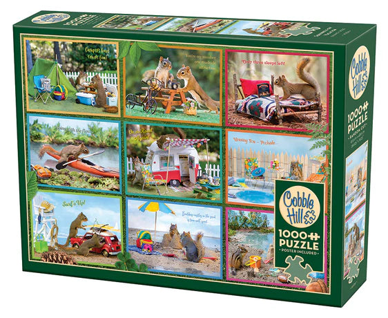 Cobble Hill 1000pc Puzzle - Squirrels on Vacation