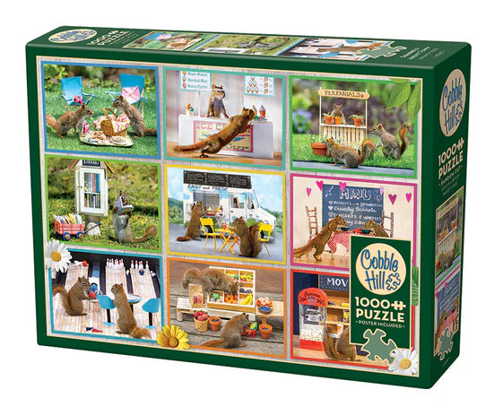 1000pc Puzzle Cobble Hill Squirrels Around Town