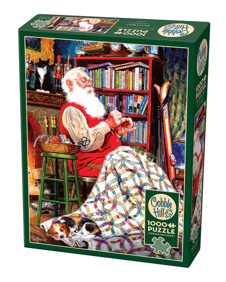 Santa's Quilt Workshop 1000 puzzle
