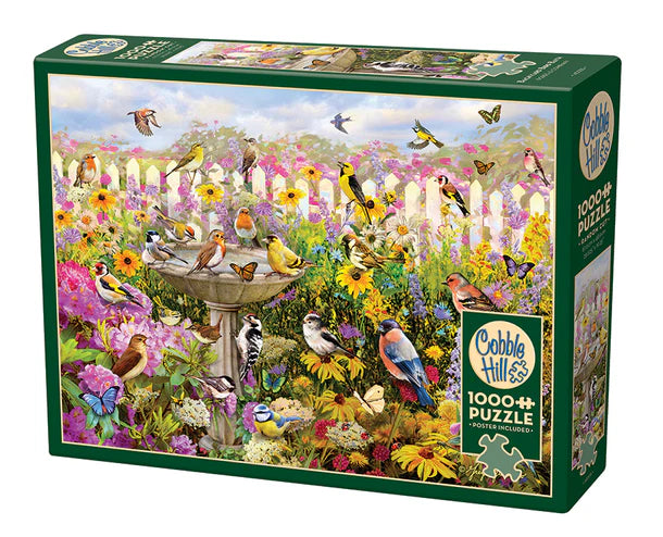1000 Piece Backyard Bird Bath