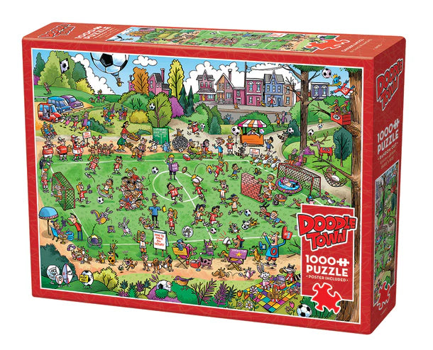 1000Pc Puzzle DoodleTown: Offside Antics
