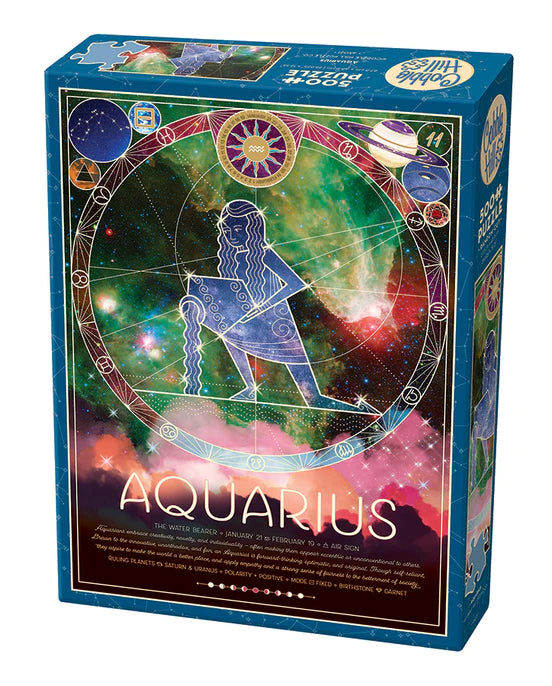Cobble Hill 500 Piece -Aquarius