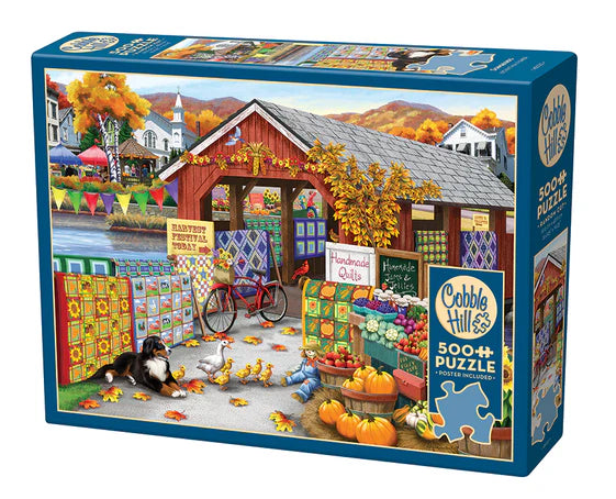 500pc Puzzle Cobble Hill Harvest Festival