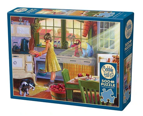 500pc Puzzle Cobble Hill Apple Pie Kitchen