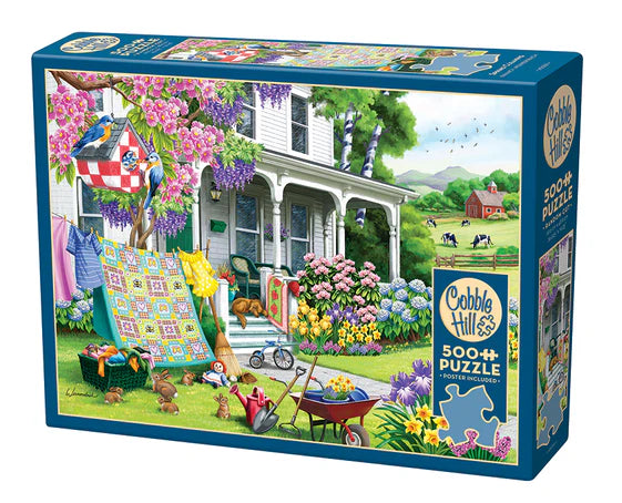 Cobble Hill 500 Piece Spring Cleaning
