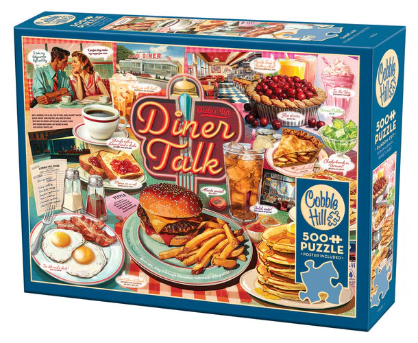 500pc Puzzle Cobble Hill Diner Talk
