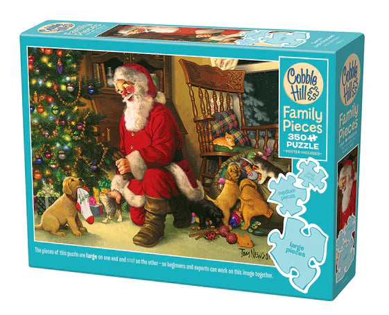 Cobble Hill 350pc Family Puzzle - Santa's Lucky Stocking