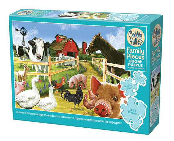 Cobble Hill 350pc Family Puzzle - Welcome to the Farm
