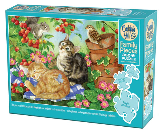 Cobble Hill 350pc Family Puzzle - Under the Cherry Tree