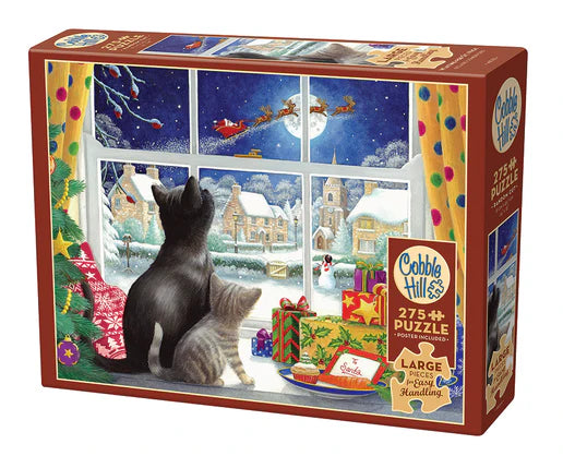 275pc Easy Handling Puzzle Cobble Hill Waiting for St. Nick