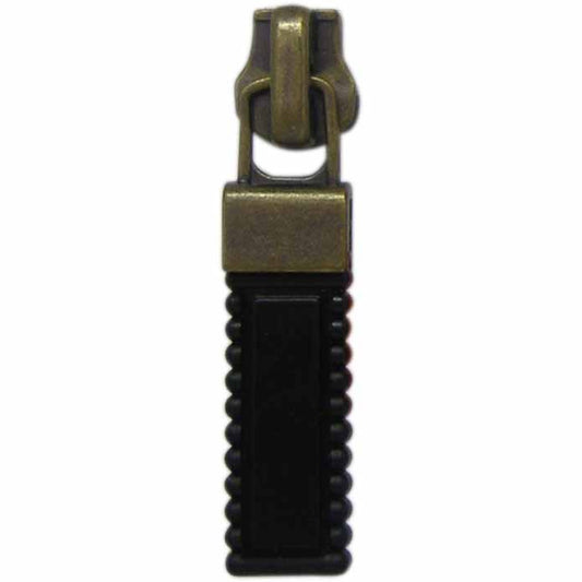COSTUMAKERS Zipper Slider With Novelty Antique Brass Pull